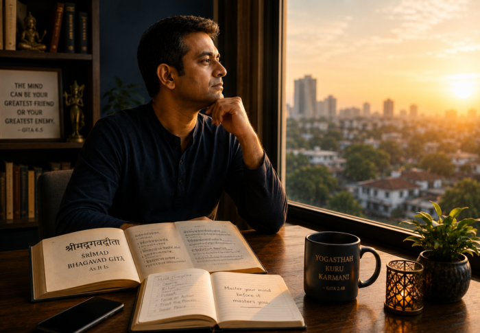 How to Master Your Mind: 7 Powerful Bhagavad Gita Lessons for Inner Peace.