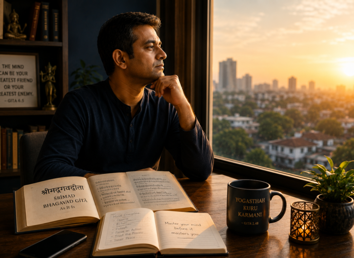 How to Master Your Mind: 7 Powerful Bhagavad Gita Lessons for Inner Peace.