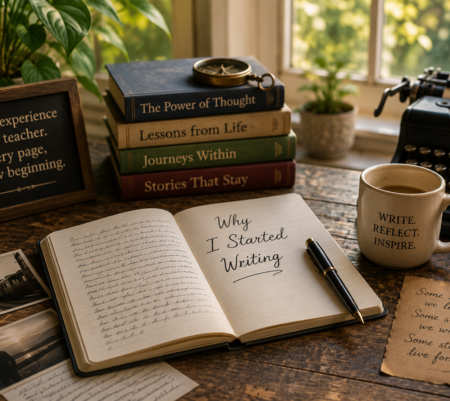 Why I Started Writing: The Personal Journey Behind My Words, Dreams and Stories.