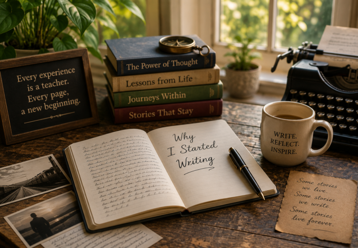 Why I Started Writing: The Personal Journey Behind My Words, Dreams and Stories.